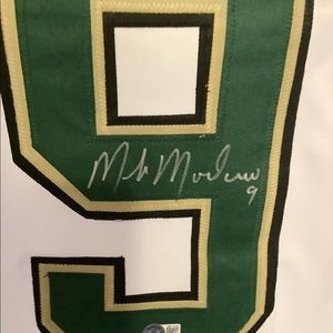 Mike Modano custom autographed jersey